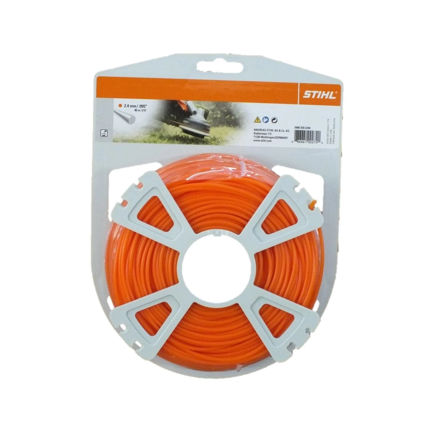 Stihl Damil kerek Ø 2,4 mm x 83,0 m